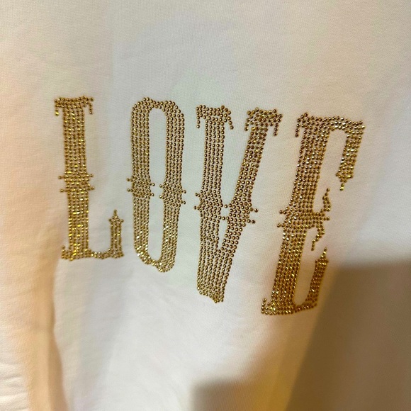 Zadig & Voltaire Western Strass Love Sweatshirt. - Picture 3 of 7